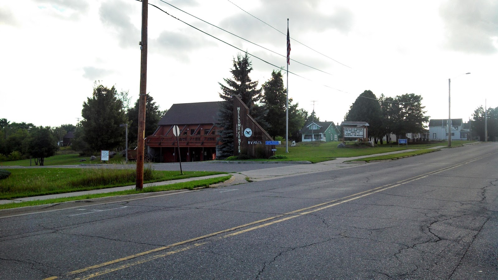 Mark and Patty RV Adventures Travel to Iron River MI/Tire Problems